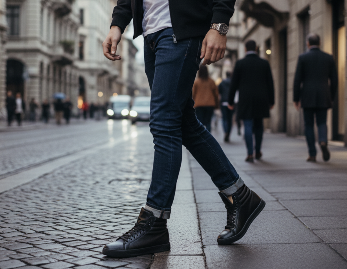 Boxer Nero Barbera Biella - Scarpe Fatte a Mano