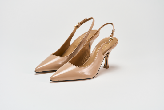 Decolte tacco 70 - 3359-04 sabbia Barbera Biella - Scarpe Fatte a Mano