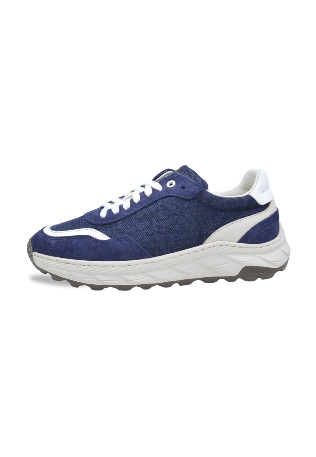 Wooly Runix blu Barbera Biella - Scarpe Fatte a Mano