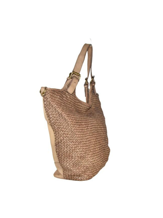 Borsa in pelle intrecciata - BAYT59865 moro Barbera Biella - Scarpe Fatte a Mano