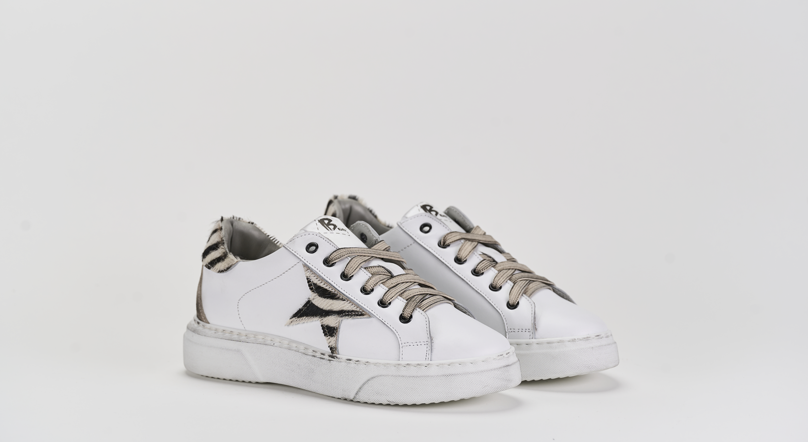 Hollywood Zebra Barbera Biella - Scarpe Fatte a Mano