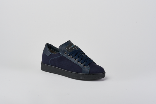 Wooly Jumper blu Lite Barbera Biella - Scarpe Fatte a Mano