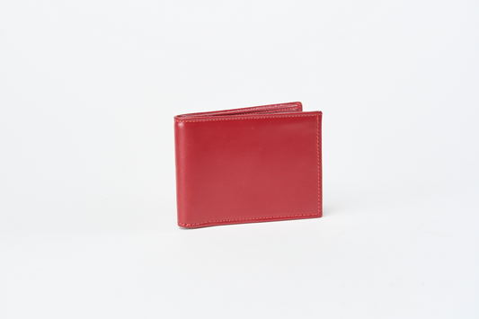 Portafoglio tutto carte mis. classico - Vitello Rosso