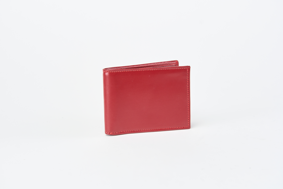 Portafoglio tutto carte mis. classico - Vitello Rosso