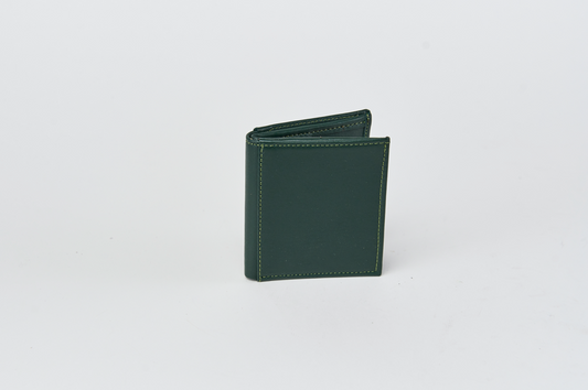 Portafoglio Verticale carte/banconote - Misura piccola - Vitello Verdone