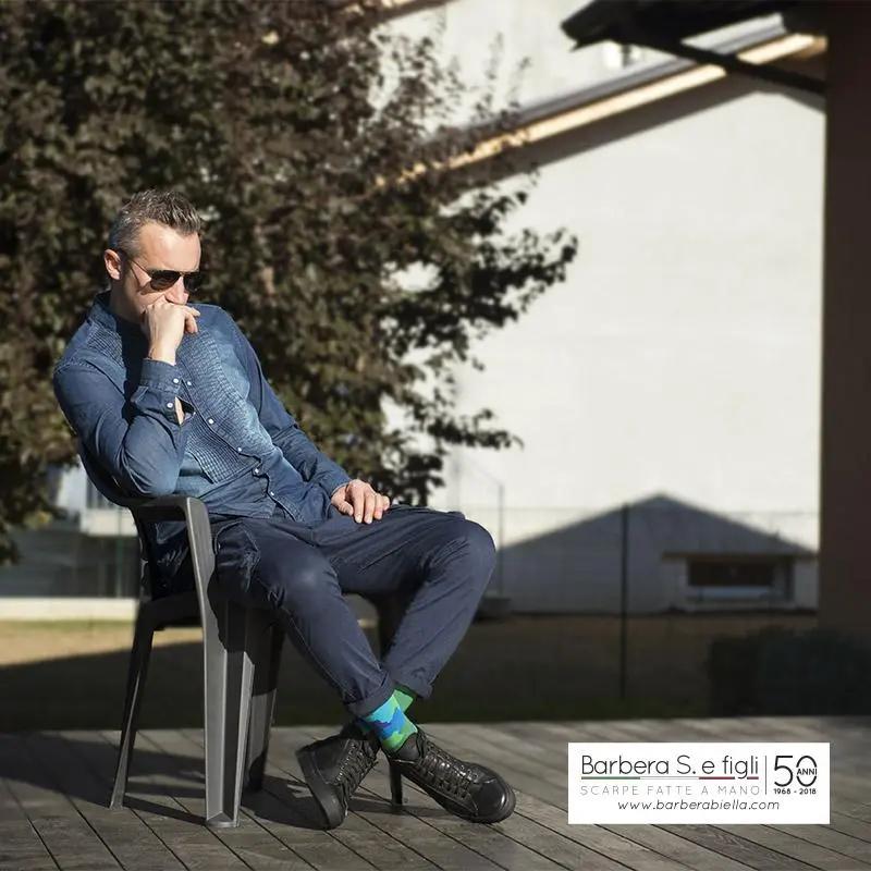 1233 Sneaker Jersey Nera - Scarpe Biella | Barbera Sandro e Figli snc