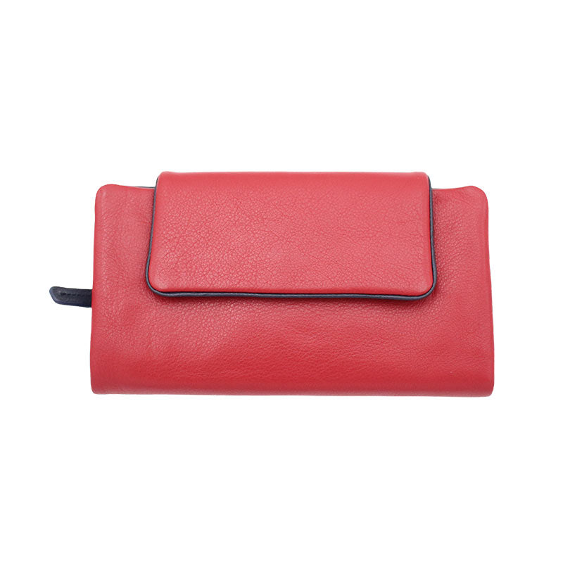 Portafoglio Donna rosso + blu