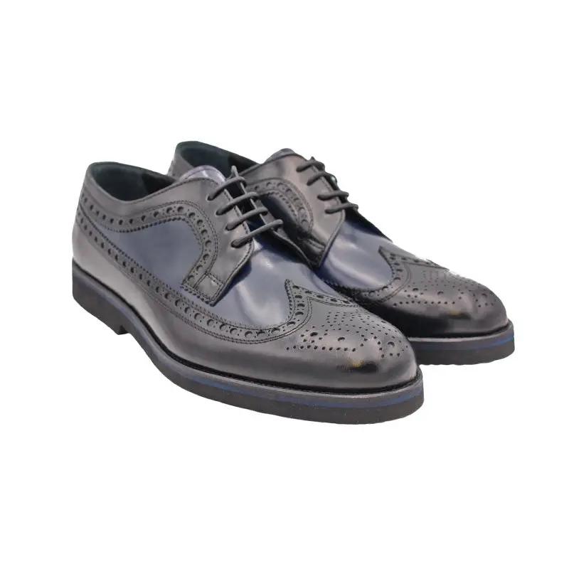 Derby 1241 blu e nero Barbera Sandro e Figli s.n.c.