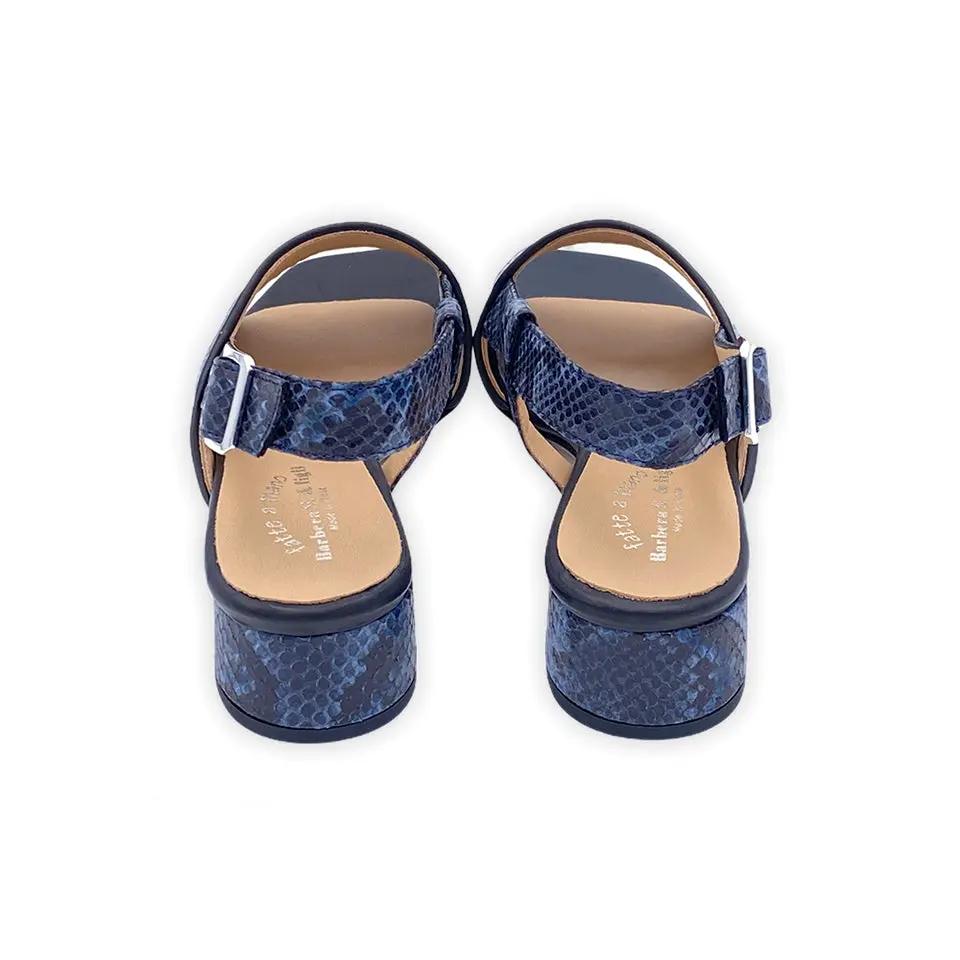 406 sandalo pitonato - Scarpe Biella | Barbera Sandro e Figli snc