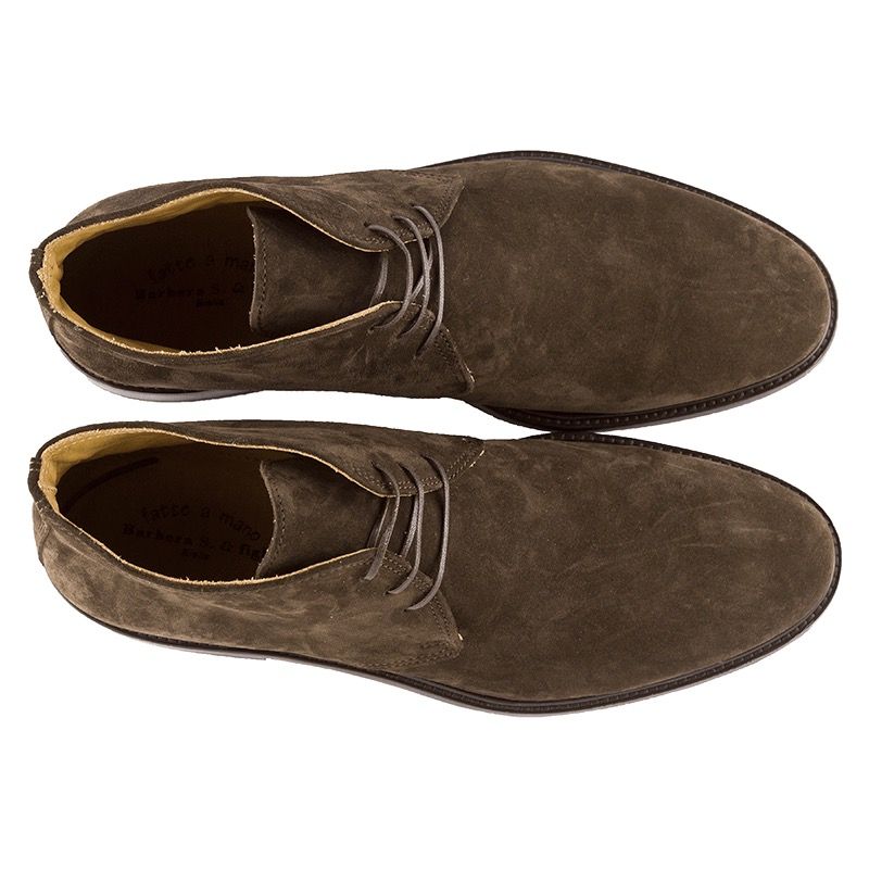 424 Polacchino scamosciato Moro - Scarpe Biella | Barbera Sandro e Figli snc