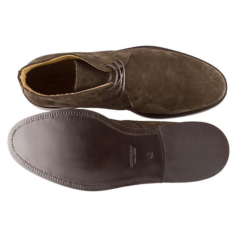 424 Polacchino scamosciato Moro - Scarpe Biella | Barbera Sandro e Figli snc