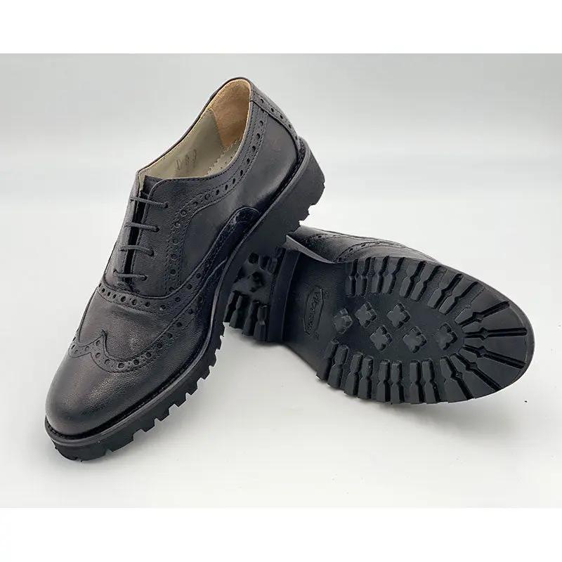 717 Francesina Jersey Nero - Scarpe Biella | Barbera Sandro e Figli snc