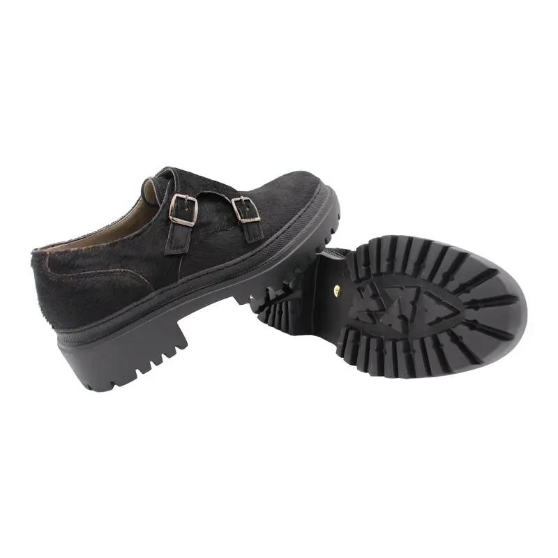 814 Double Monk Cav Nero - Scarpe Biella | Barbera Sandro e Figli snc