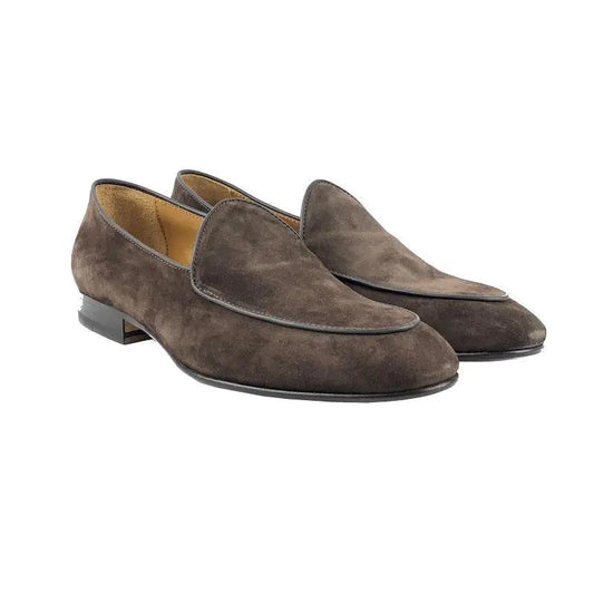 Barberine Camoscio 1083 T. Moro - Scarpe Biella | Barbera Sandro e Figli snc