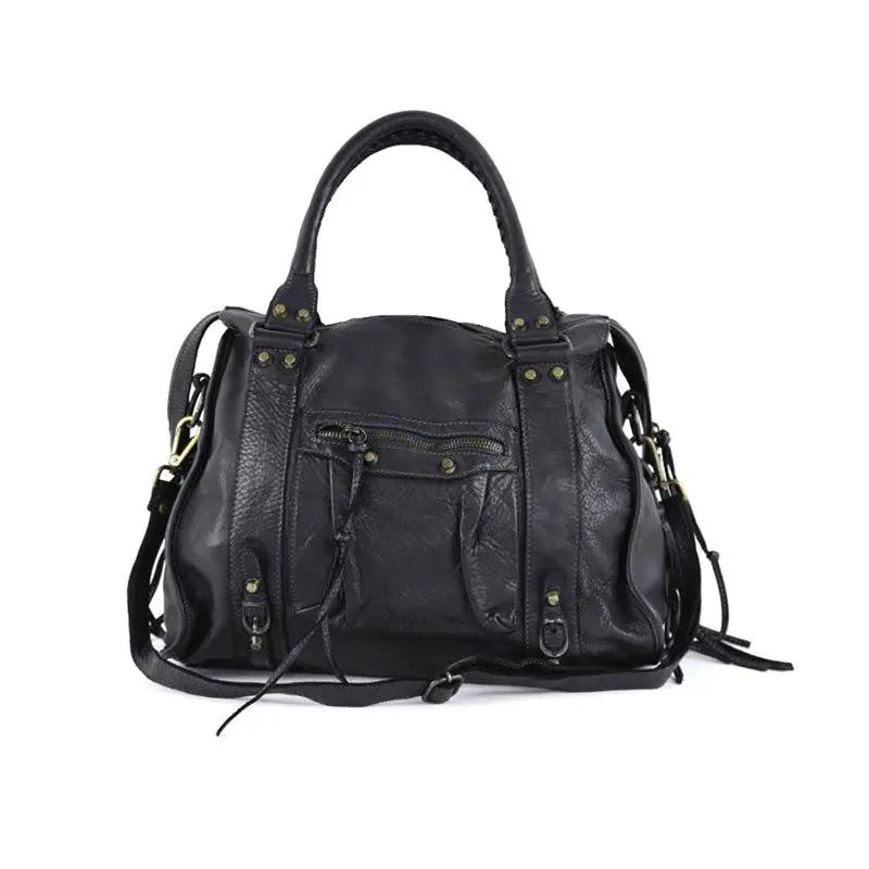 Borsa BAV034 - Nero Barbera Biella - Scarpe Fatte a Mano