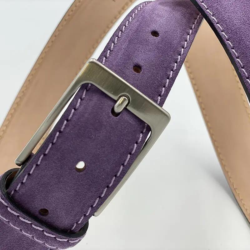 Cintura Fatta a Mano 3550 Viola - Scarpe Biella | Barbera Sandro e Figli snc