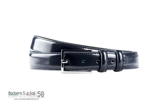 Cintura Vitello Abrasivato Blu h30 - Scarpe Biella | Barbera Sandro e Figli snc