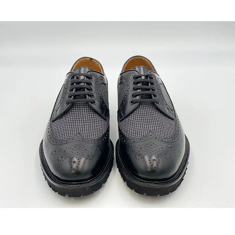 1009 Montebianco Nero Barbera Biella - Scarpe Fatte a Mano