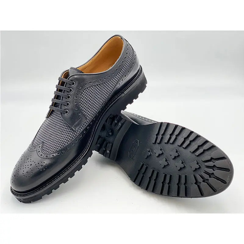 1009 Montebianco Nero Barbera Biella - Scarpe Fatte a Mano