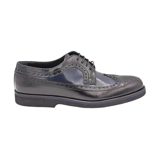 Derby 1241 blu e nero - Scarpe Biella | Barbera Sandro e Figli snc