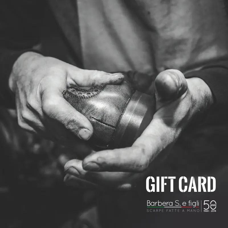 GIFT CARD - Fatto a mano in Italia - Scarpe Biella | Barbera Sandro e Figli snc