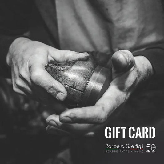 GIFT CARD - Fatto a mano in Italia - Scarpe Biella | Barbera Sandro e Figli snc