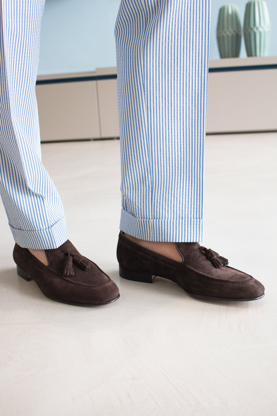 Nappine Lace Loafers 4208 GoRain Blu