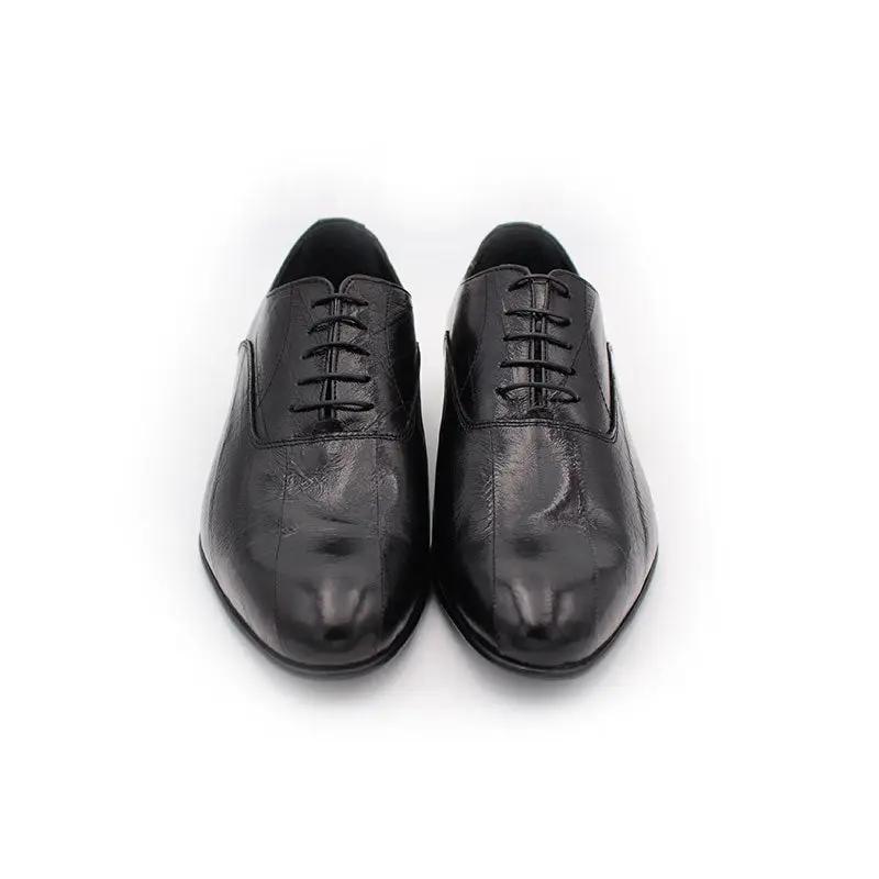 1054 Anguilla - Nero Barbera Biella - Scarpe Fatte a Mano