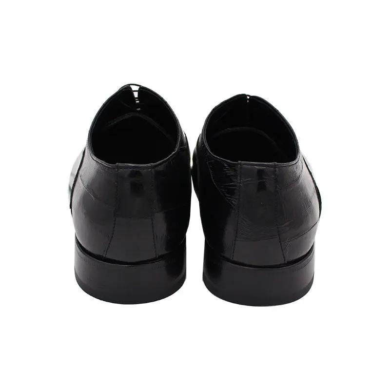 1054 Anguilla - Nero Barbera Biella - Scarpe Fatte a Mano