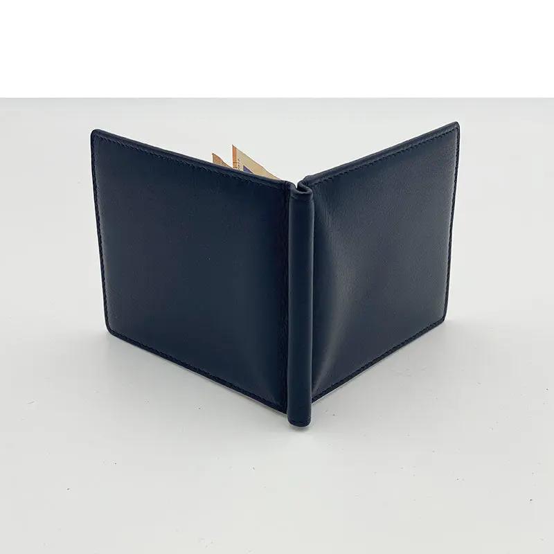 Portafoglio Nappa Ferretto Blu Uomo 579 Barbera Biella - Scarpe Fatte a Mano