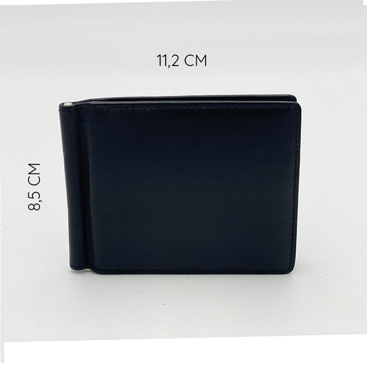 Men's Black Nappa Underwire Wallet 579