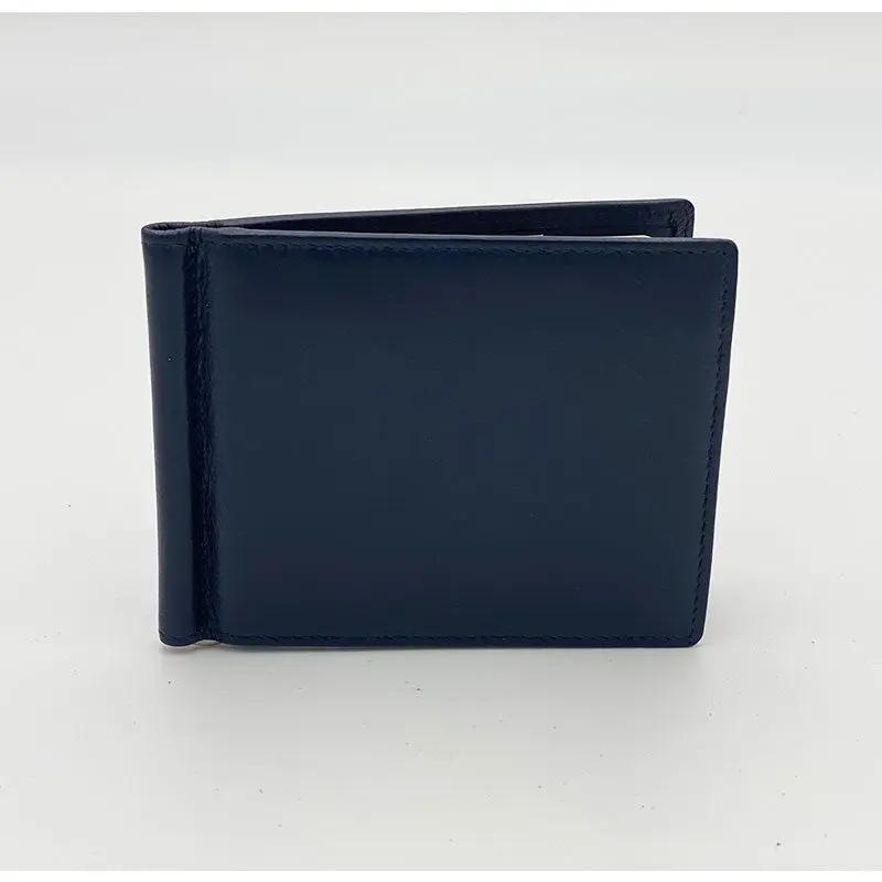 Portafoglio Nappa Ferretto Blu Uomo 579 Barbera Biella - Scarpe Fatte a Mano