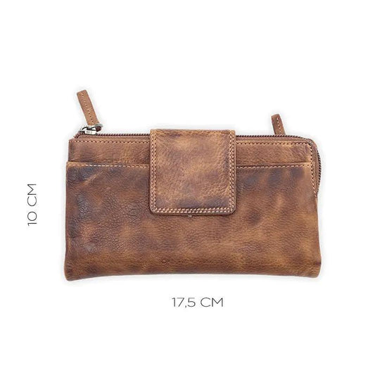 Portafoglio Donna Taupe Stone Wax - Scarpe Biella | Barbera Sandro e Figli snc