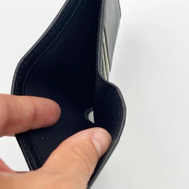 Portafoglio Verticale Piccolo Nappa Nera 8103 - Scarpe Biella | Barbera Sandro e Figli snc