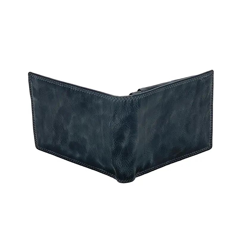 Portafoglio con Portamonete e Patta Hazz Grey Stone Wax Mis. Classica - Scarpe Biella | Barbera Sandro e Figli snc