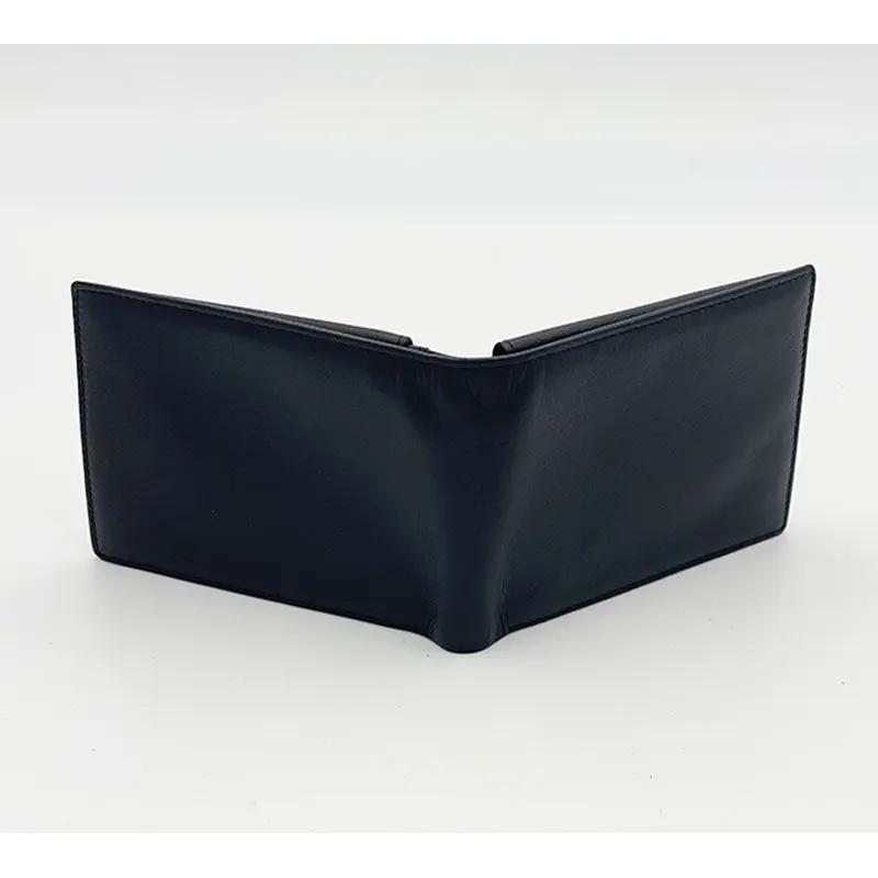 Portafoglio con Portamonete e Patta Nappa Nero mis.classica - Scarpe Biella | Barbera Sandro e Figli snc