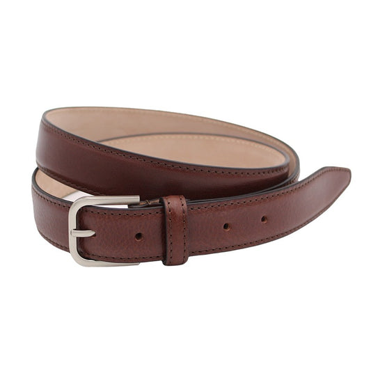 Handmade Cognac Lux Calfskin Belt