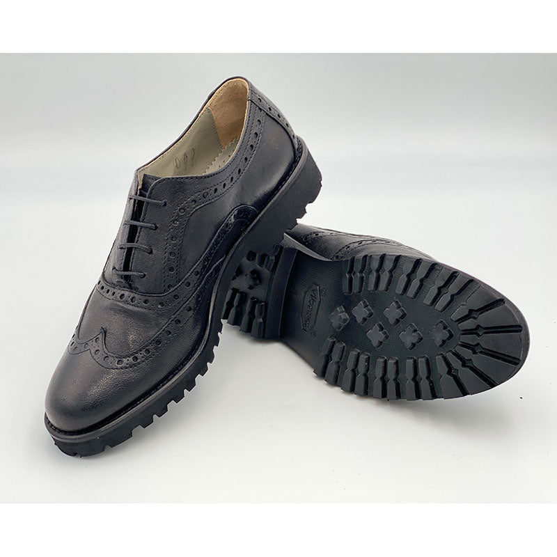 717 Black Jersey Oxford