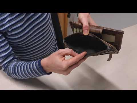 Portafoglio Donna Taupe Stone Wax