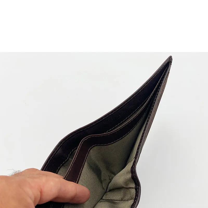 Portafoglio Tutto Carte . Moro Barbera Biella - Scarpe Fatte a Mano