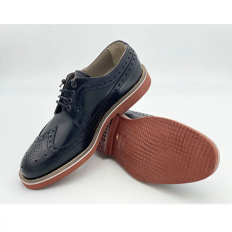 1241 Fox Nero Barbera Biella - Scarpe Fatte a Mano