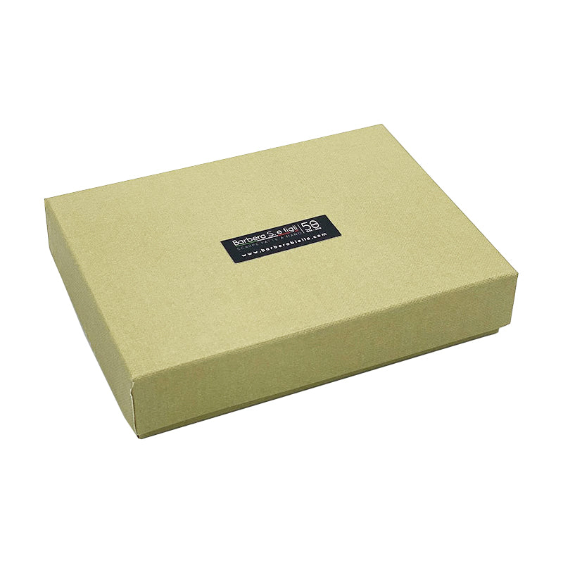 Portafoglio Piccolo Cuoio Concia Vegetale Tutto Carte Cognac